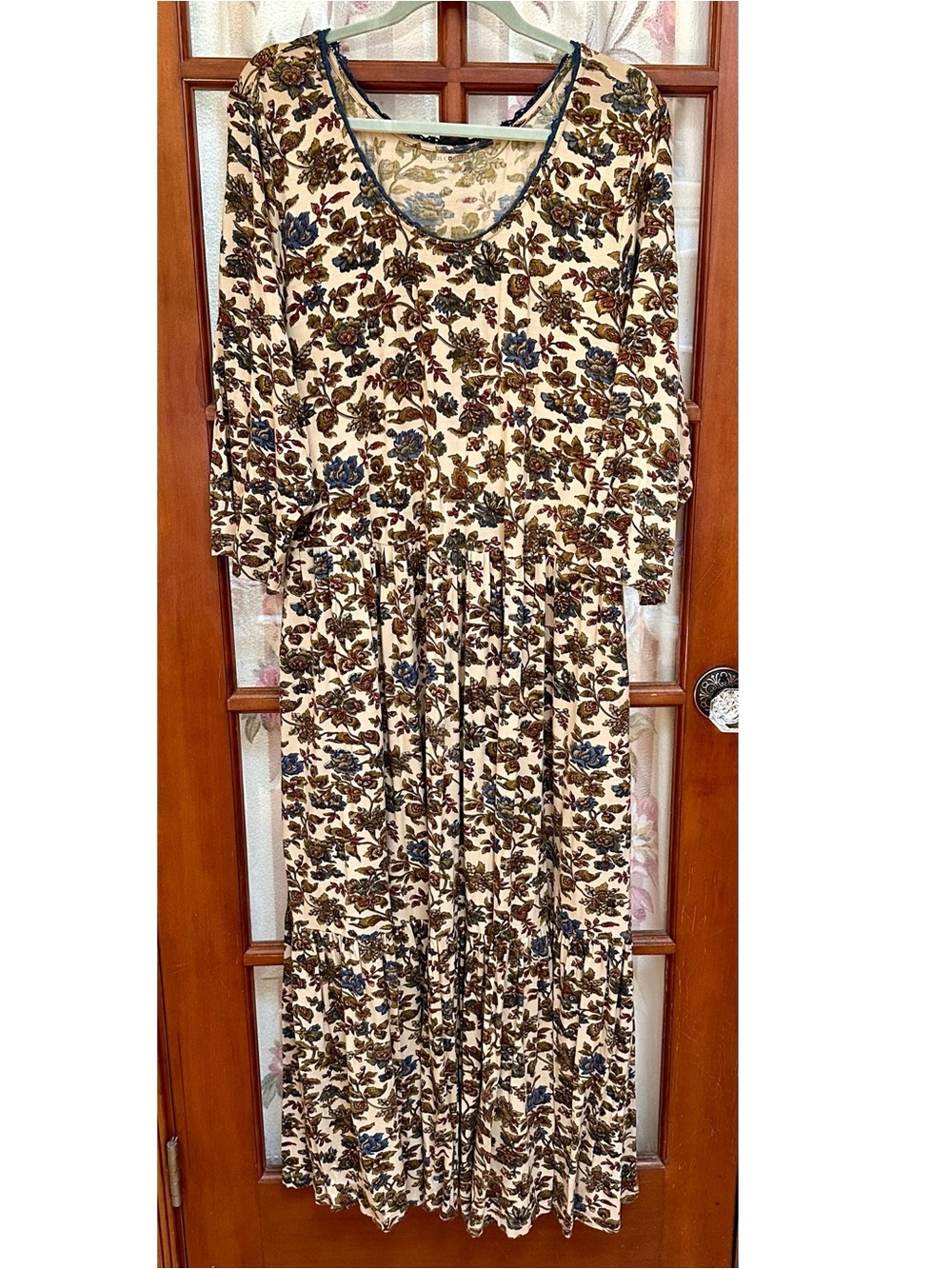 April Cornell Floral Maxi Dress with pockets